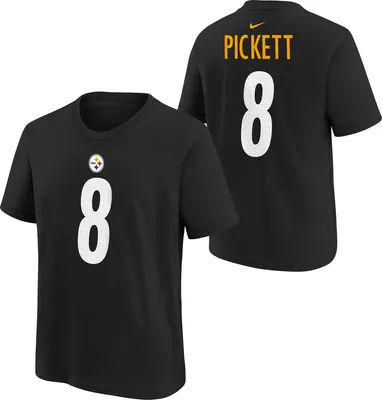 Nike Youth Pittsburgh Steelers Kenny Pickett #8 Black T-Shirt