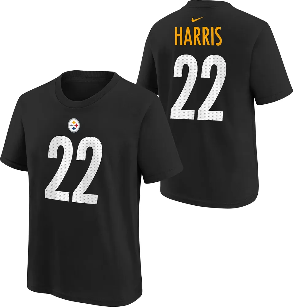 Nike Youth Pittsburgh Steelers Najee Harris #22 Black T-Shirt