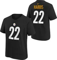 Nike Youth Pittsburgh Steelers Najee Harris #22 Black T-Shirt