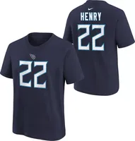 Nike Youth Tennessee Titans Derrick Henry #22 Navy T-Shirt