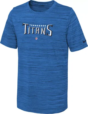 Nike Youth Tennessee Titans Sideline Velocity Blue T-Shirt