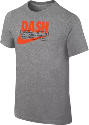 Nike Youth Houston Dash 2023 Wordmark Grey T-Shirt