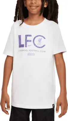 Nike Youth Liverpool FC 2023 Mercurial White T-Shirt