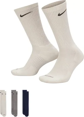 Nike Youth Dri-FIT Everyday Plus Cushion Crew Socks - 3 Pack