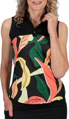 Nancy Lopez Women's Sleeveless Bahama Golf Polo