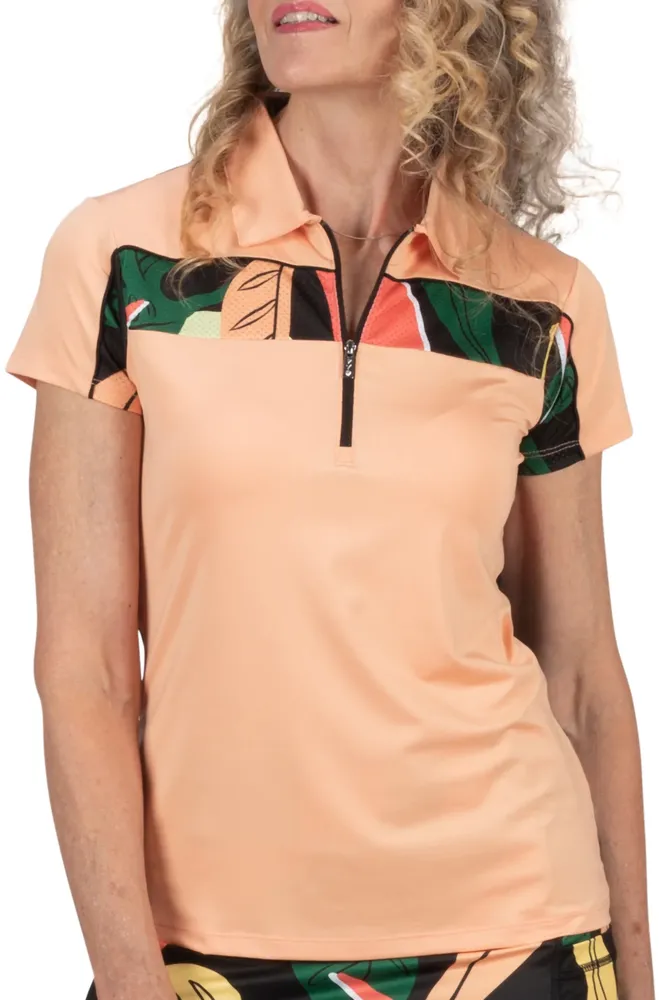 Nancy Lopez Women's Short Sleeve Breeze Golf Polo