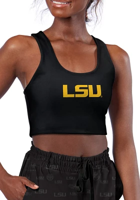 Certo Women's LSU Tigers Black Reversible Sports Bra