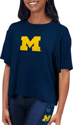 Certo Women's Michigan Wolverines Maize Format T-Shirt