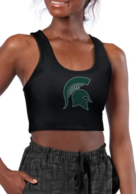 Certo Women's Michigan State Spartans Black Reversible Sports Bra