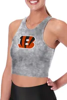 Certo Women's Cincinnati Bengals Crosstown Midi Tank Bra