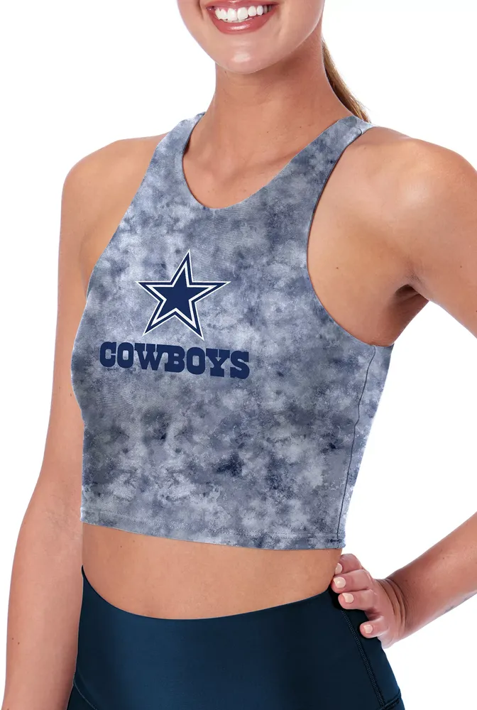 Certo Women's Dallas Cowboys Crosstown Midi Tank Bra