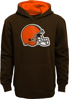 NFL Team Apparel Little Kids' Cleveland Browns Prime Brown Hoodie