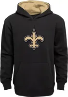 NFL Team Apparel Little Kids' New Orleans Saints Prime Black Hoodie