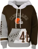 NFL Team Apparel Little Girls' Cleveland Browns True Fan Pullover Hoodie