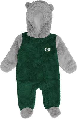 NFL Team Apparel Infant Green Bay Packers Game Nap Color Teddy