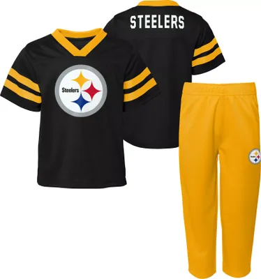 NFL Team Apparel Infant Pittsburgh Steelers Redzone T-Shirt Set