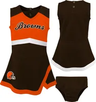 NFL Team Apparel Toddler Cleveland Browns Cheer Dress