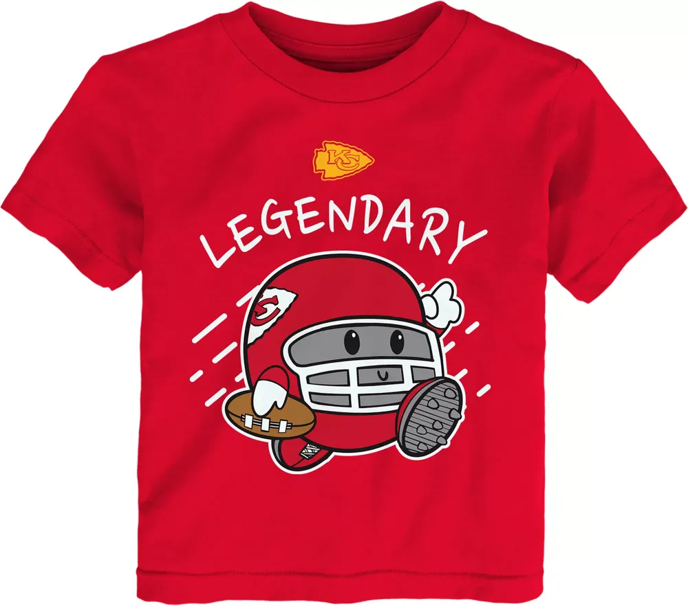 NFL Team Apparel Toddler Kansas City Chiefs Poki Red T-Shirt