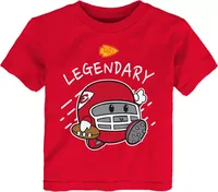 NFL Team Apparel Toddler Kansas City Chiefs Poki Red T-Shirt