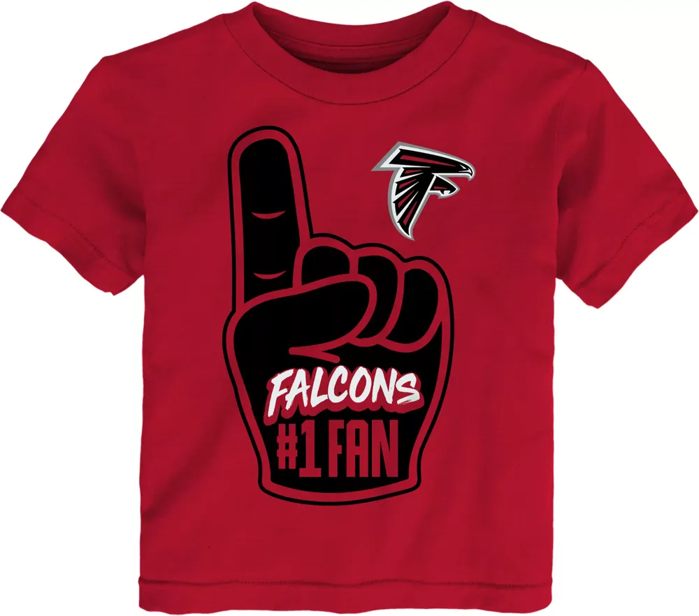 NFL Team Apparel Toddler Atlanta Falcons Handoff Red T-Shirt