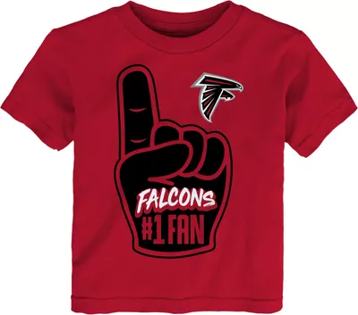 NFL Team Apparel Toddler Atlanta Falcons Handoff Red T-Shirt