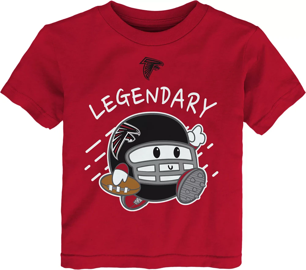 NFL Team Apparel Toddler Atlanta Falcons Poki Red T-Shirt