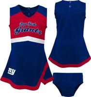 NFL Team Apparel Toddler New York Giants Cheer Dress