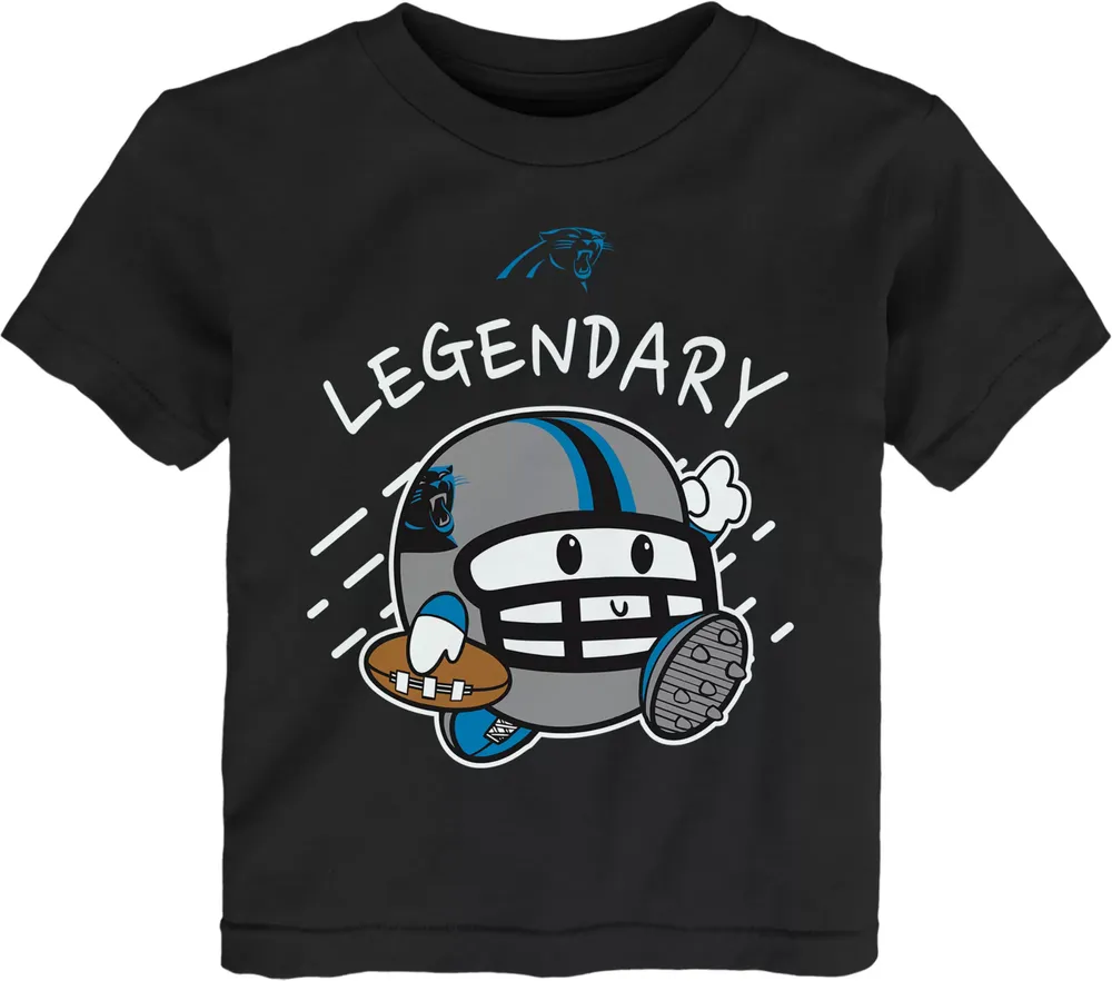 NFL Team Apparel Toddler Carolina Panthers Poki Black T-Shirt