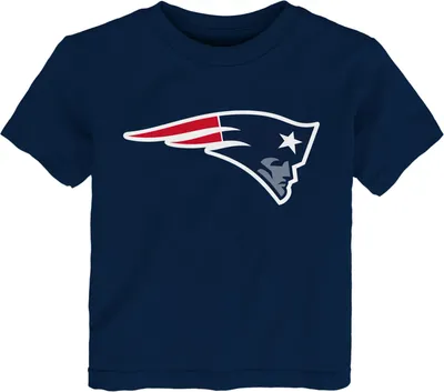 NFL Team Apparel Toddler New England Patriots Primary Logo Navy T-Shirt