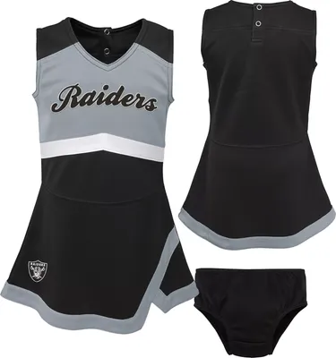 NFL Team Apparel Toddler Las Vegas Raiders Cheer Dress