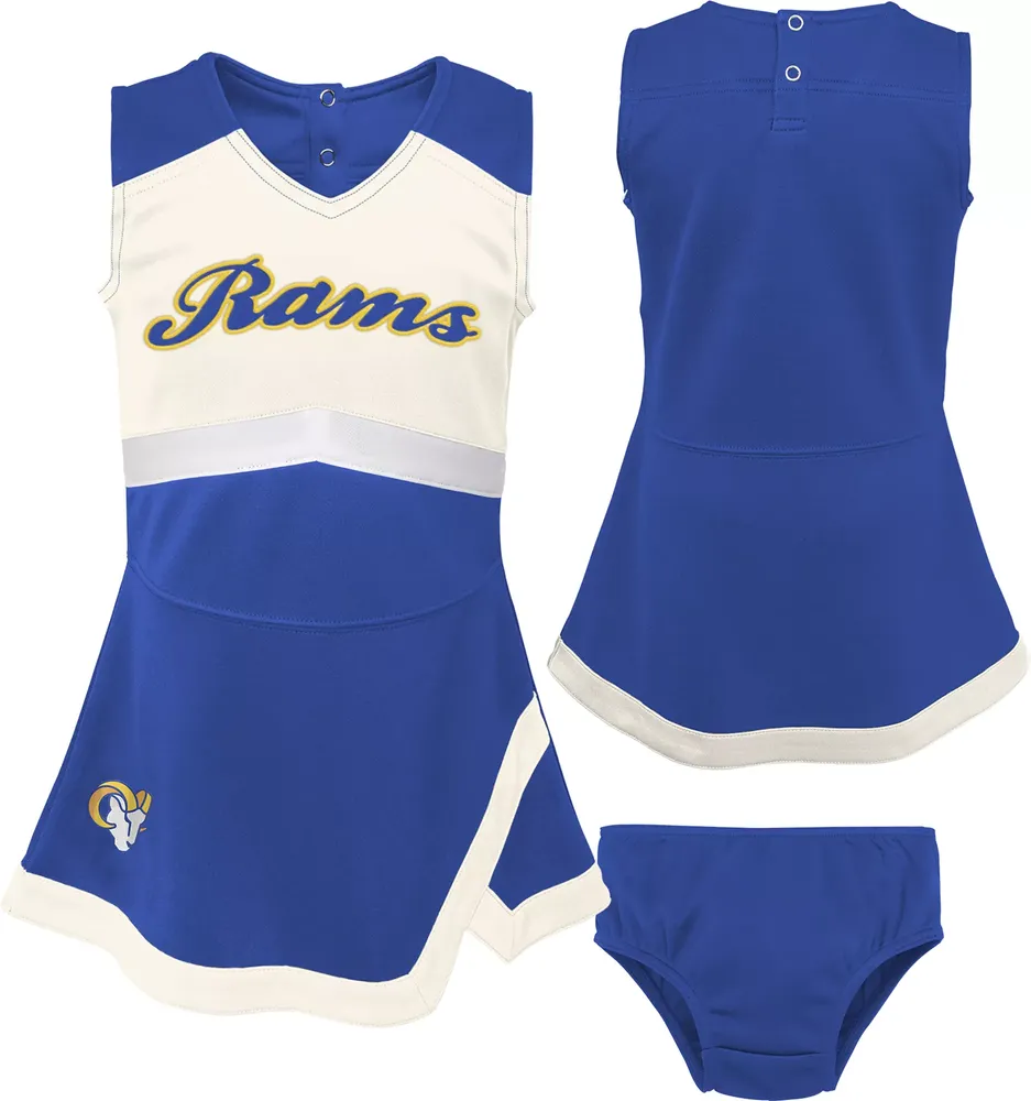 NFL Team Apparel Toddler Los Angeles Rams Cheer Dress