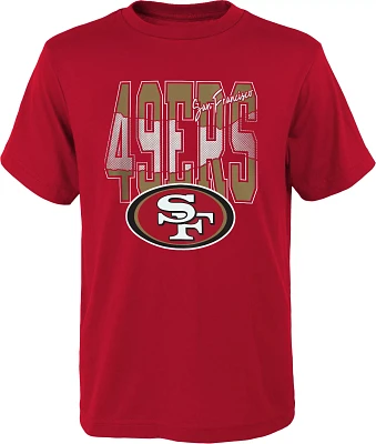 NFL Team Apparel Youth San Francisco 49ers Playbook Red T-Shirt