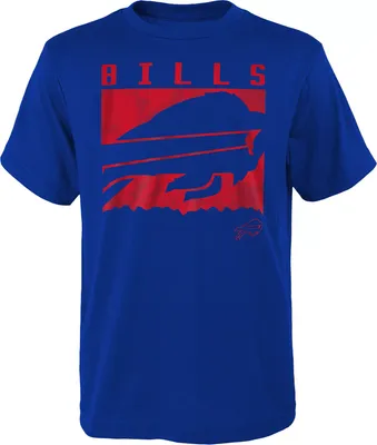 NFL Team Apparel Youth Buffalo Bills Liquid Camo Royal T-Shirt