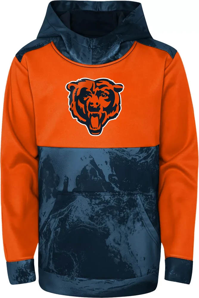 NFL Team Apparel Youth Chicago Bears All Out Blitz Color Hoodie