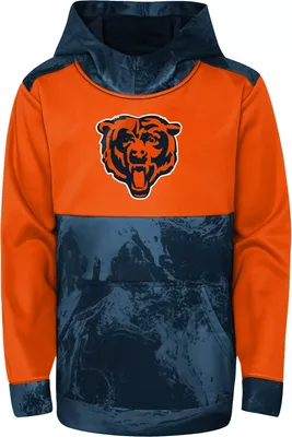 NFL Team Apparel Youth Chicago Bears All Out Blitz Color Hoodie