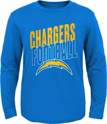 NFL Team Apparel Youth Los Angeles Chargers Showtime Color T-Shirt