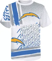 NFL Team Apparel Youth Los Angeles Chargers Game Time White T-Shirt