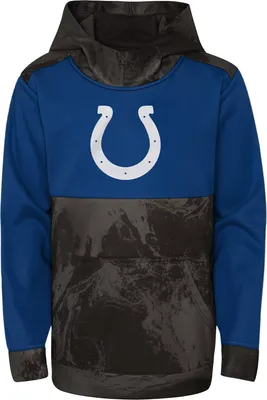 NFL Team Apparel Youth Indianapolis Colts All Out Blitz Color Hoodie