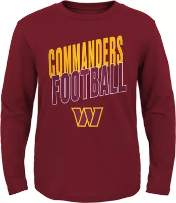 NFL Team Apparel Youth Washington Commanders Showtime Color T-Shirt