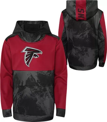 NFL Team Apparel Youth Atlanta Falcons All Out Blitz Color Hoodie
