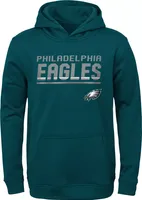 NFL Team Apparel Youth Philadelphia Eagles Headliner Color Hoodie