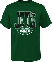 NFL Team Apparel Youth New York Jets Playbook Green T-Shirt