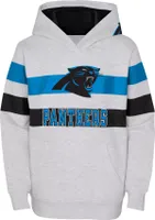 NFL Team Apparel Youth Carolina Panthers Dynamic Duo Grey Pullover Hoodie