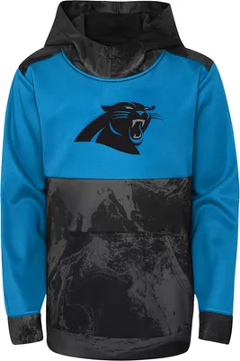 NFL Team Apparel Youth Carolina Panthers All Out Blitz Color Hoodie