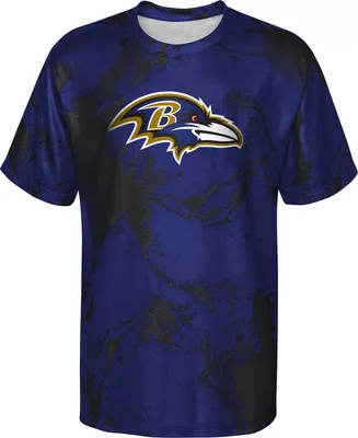 NFL Team Apparel Youth Baltimore Ravens the Mix T-Shirt