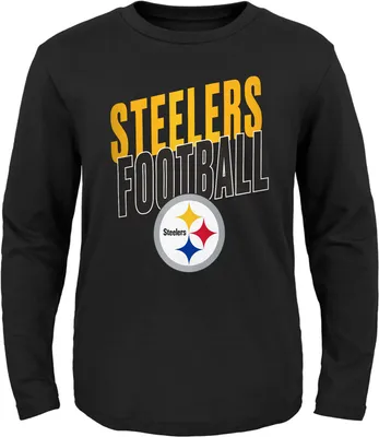 NFL Team Apparel Youth Pittsburgh Steelers Showtime Color T-Shirt