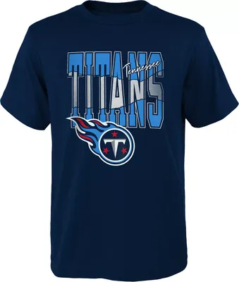 NFL Team Apparel Youth Tennessee Titans Playbook Navy T-Shirt