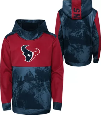 NFL Team Apparel Youth Houston Texans All Out Blitz Color Hoodie