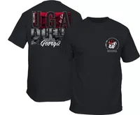New World Graphics Men's Georgia Bulldogs Black Panos T-Shirt