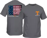 New World Graphics Men's Tennessee Volunteers Grey Americana T-Shirt